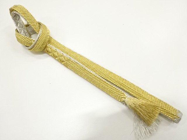 JAPANESE KIMONO / HANDTIED OBIJIME CORD